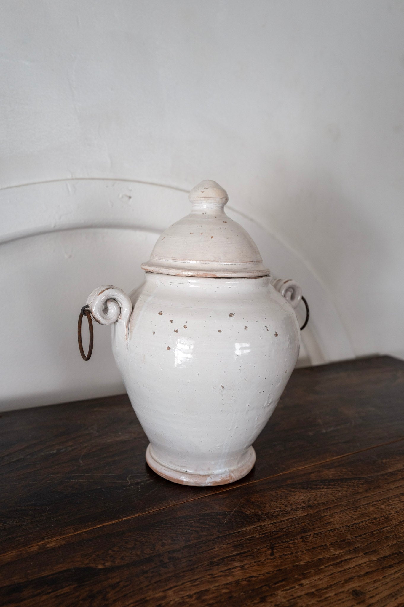 プーリア アンティーク 陶器 壺 1900年代 グロッターリエ AN-25063