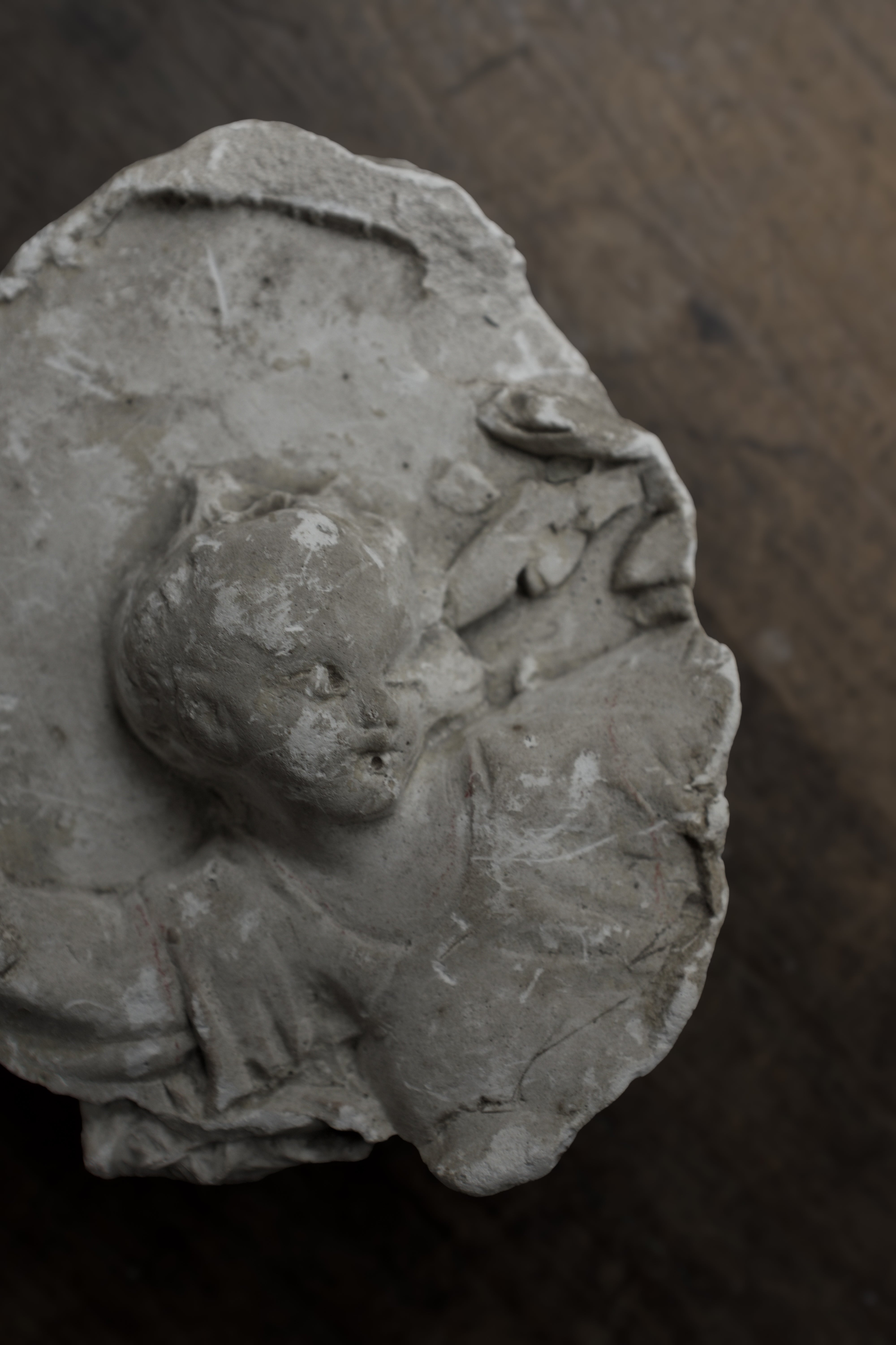  フランス 石膏 オブジェ アンティーク AN-23224, Plaster,- ambiant