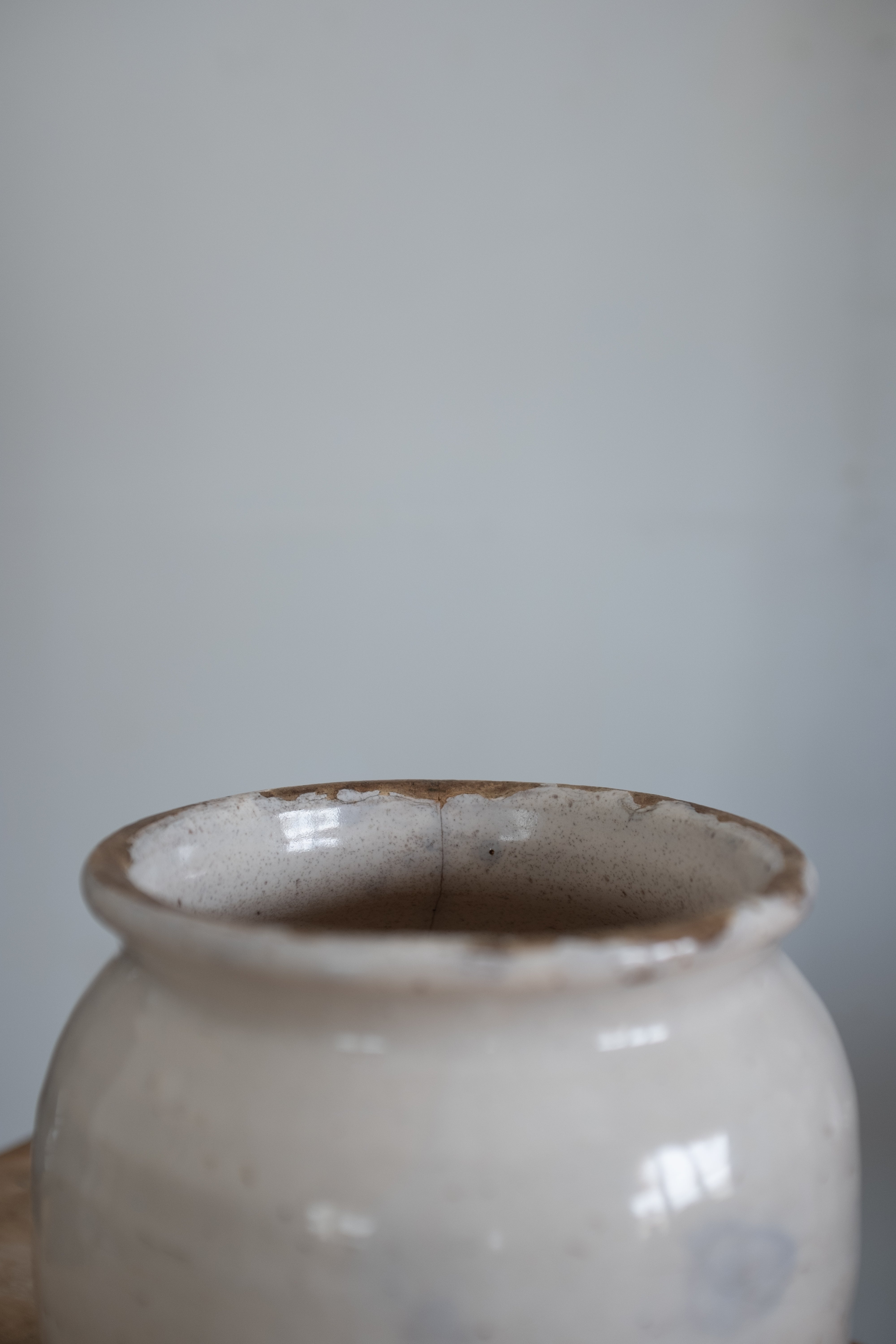 イタリア アンティーク 陶器 壺 19世紀 イタリア AN-24050