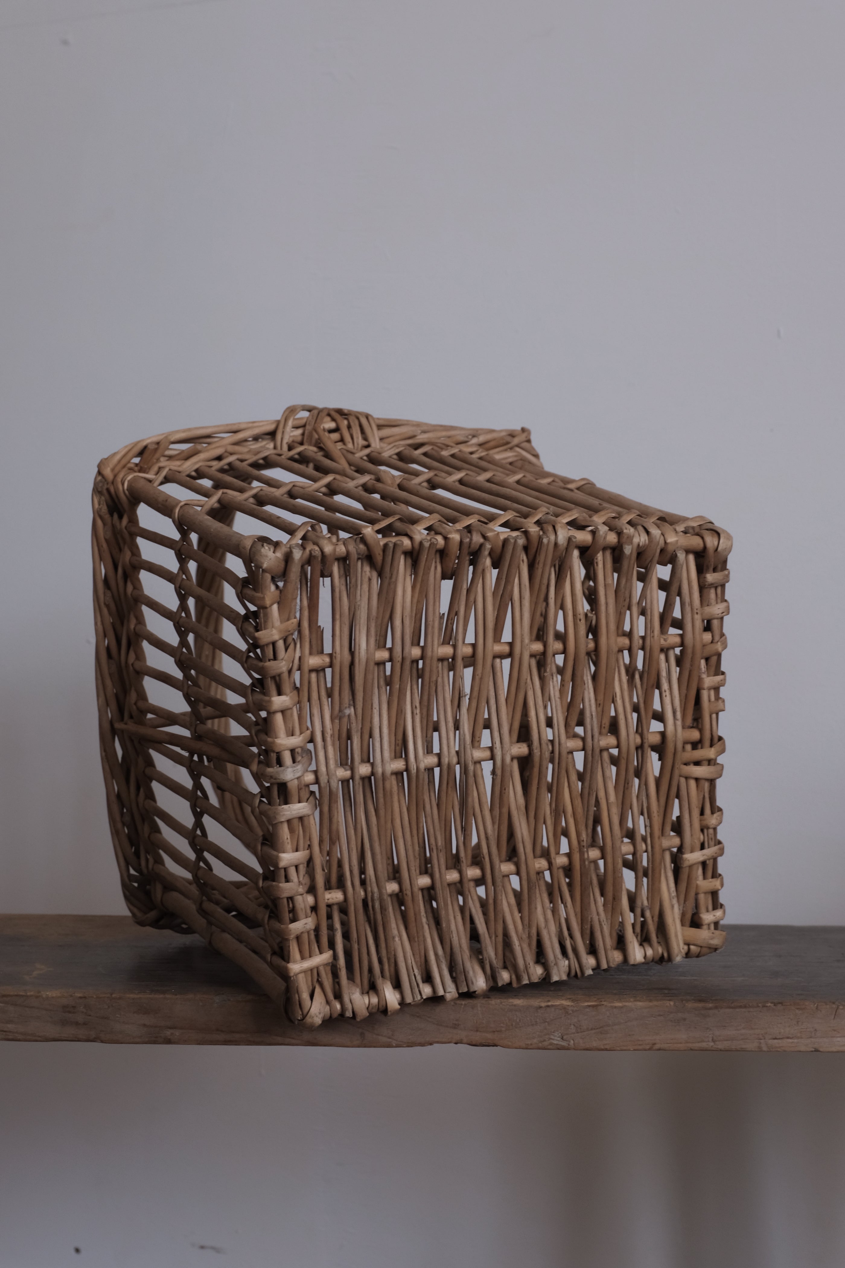  French Wicker Basket  "Panier" / フランス ボトル入れ用 パニエ, French Wicker Basket "Panier",- ambiant