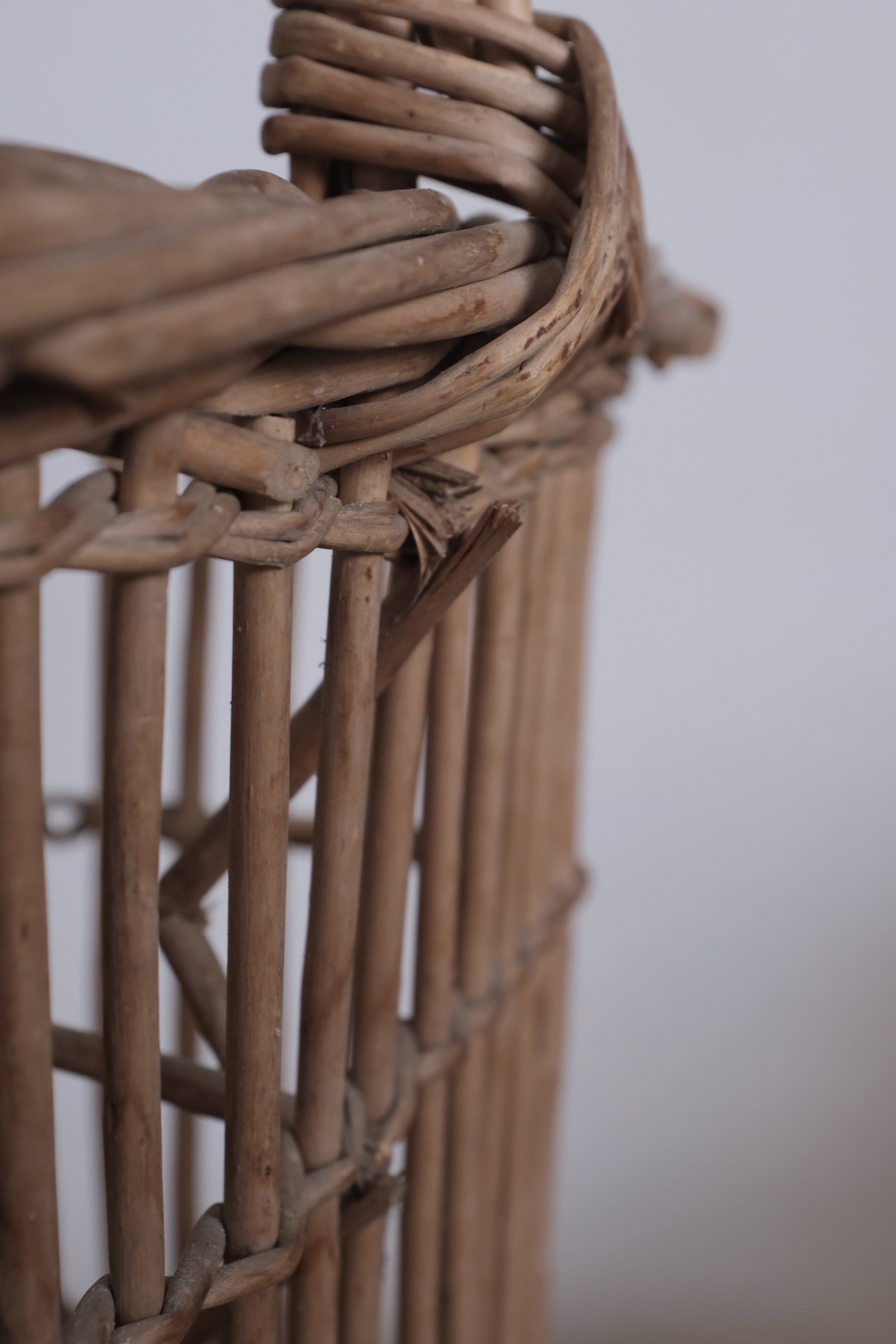  French Wicker Basket  "Panier" / フランス ボトル入れ用 パニエ, French Wicker Basket "Panier",- ambiant