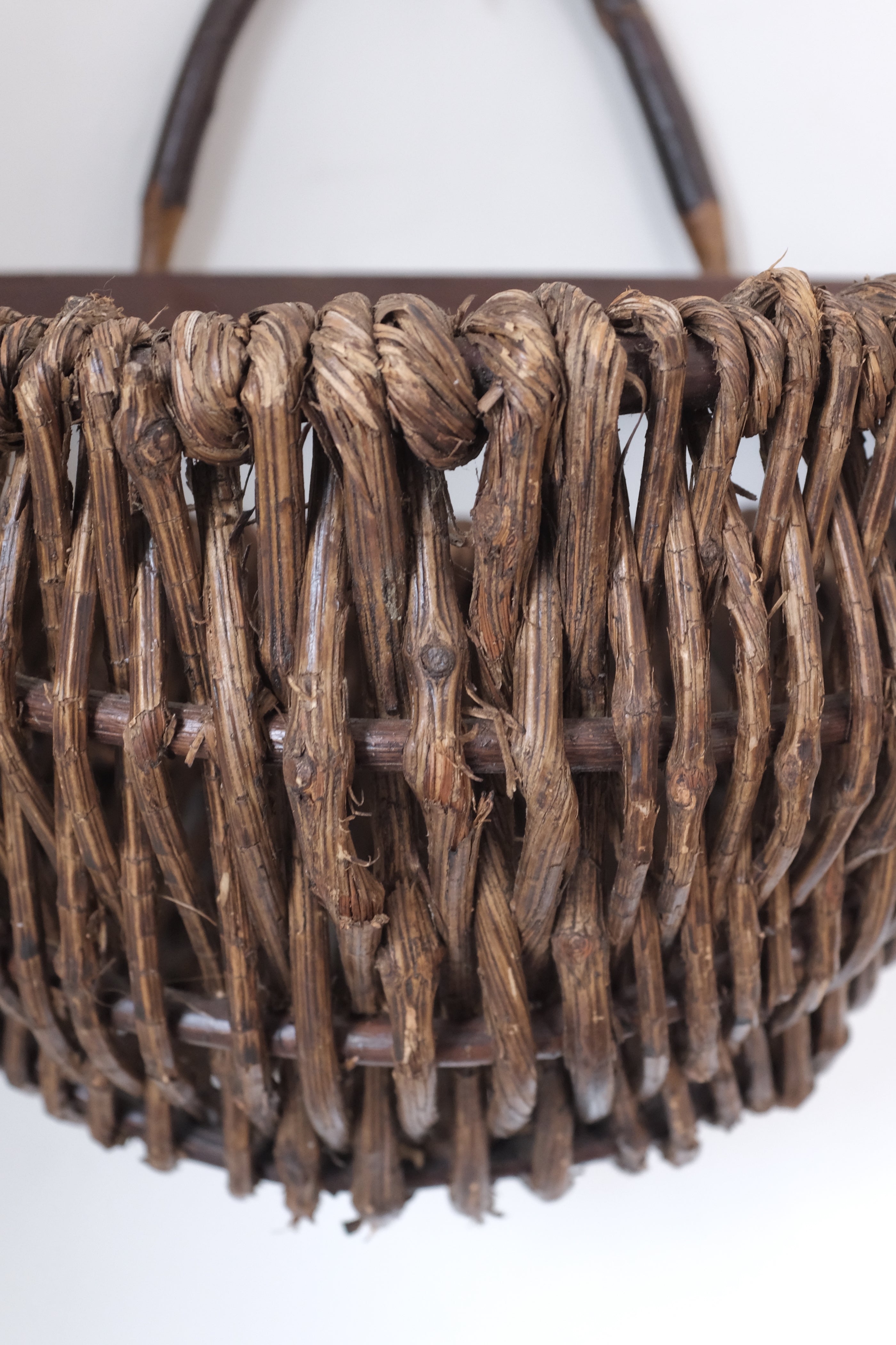  French Wall Hanging Basket  "Panier" / フランス アンティーク 壁掛け パニエ, French Wall Hanging Basket "Panier",- ambiant