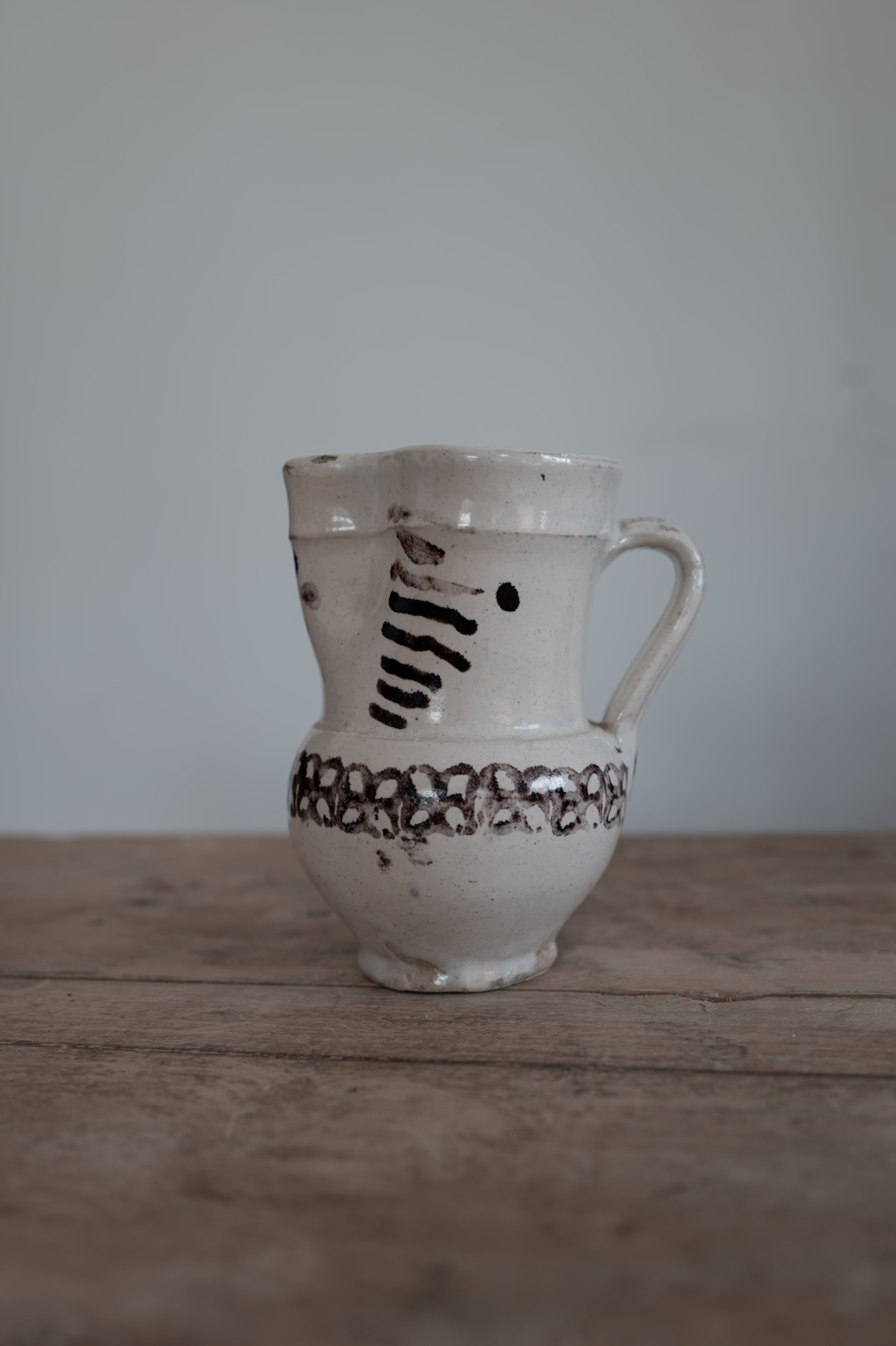 プーリア アンティーク 陶器 19世紀 グロッターリエ AN-24087