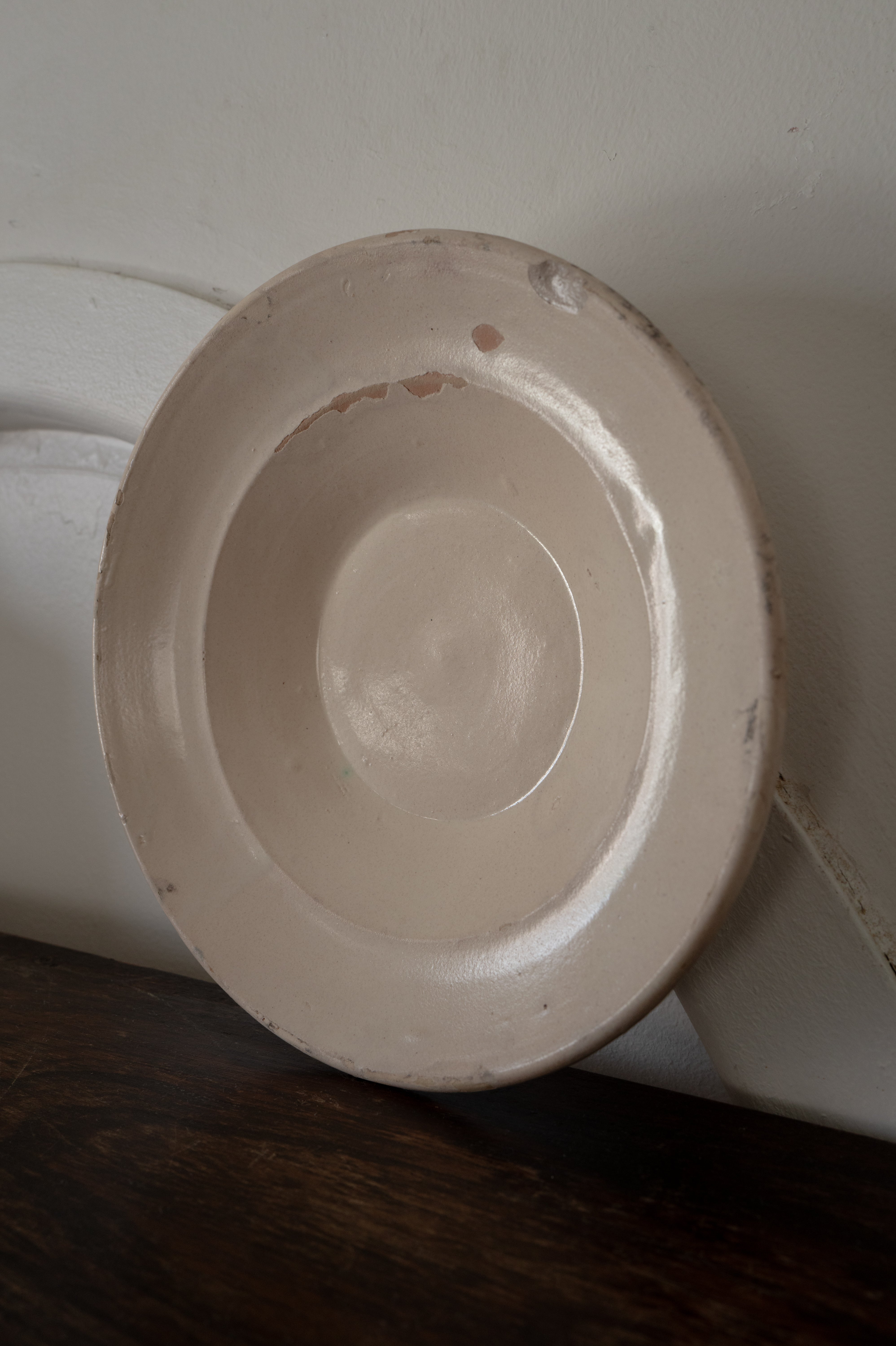 プーリア アンティーク 陶器 皿 18世紀 グロッターリエ AT-24030