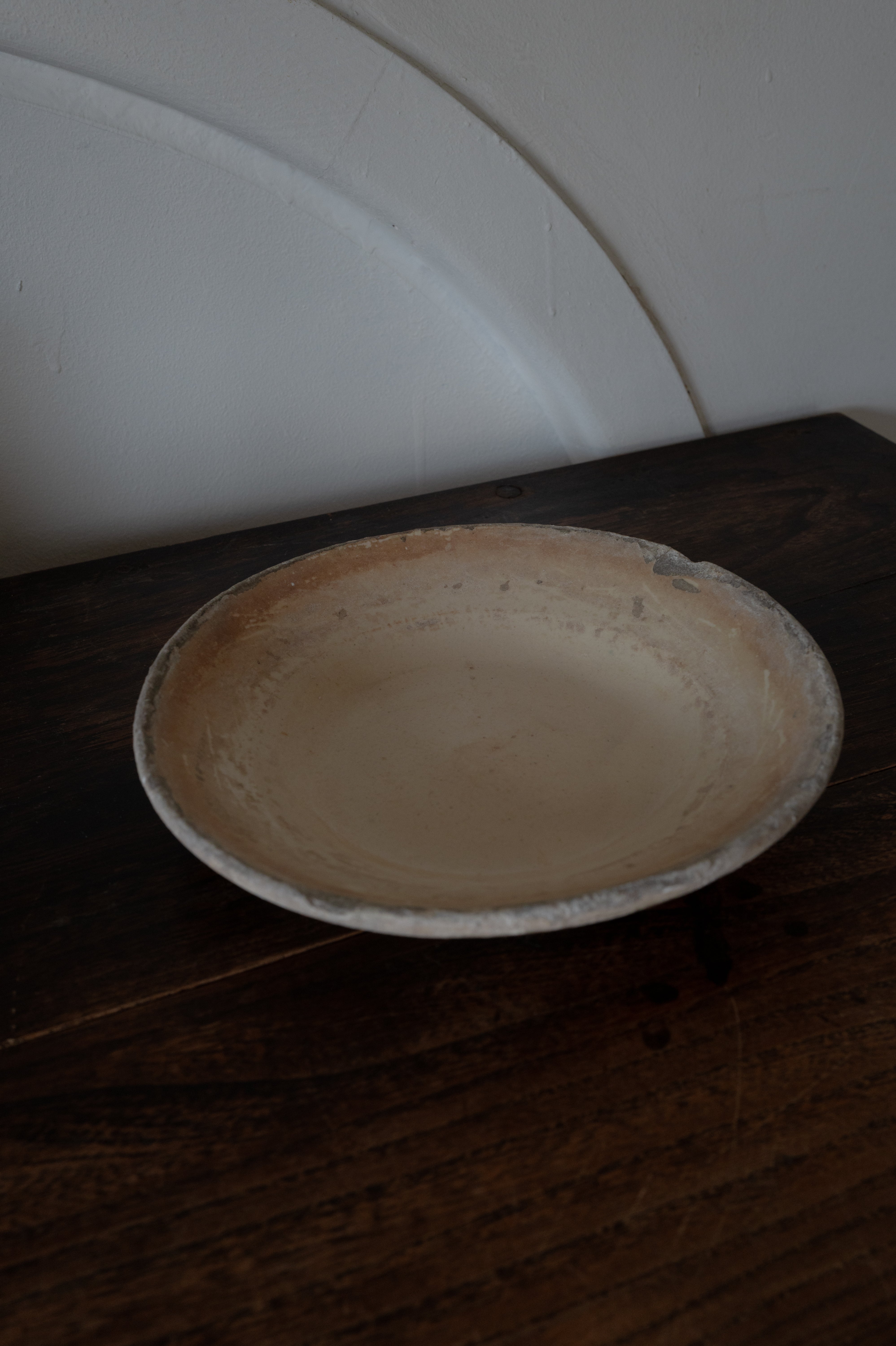 プーリア アンティーク 陶器 皿 19世紀 グロッターリエ AN-24142