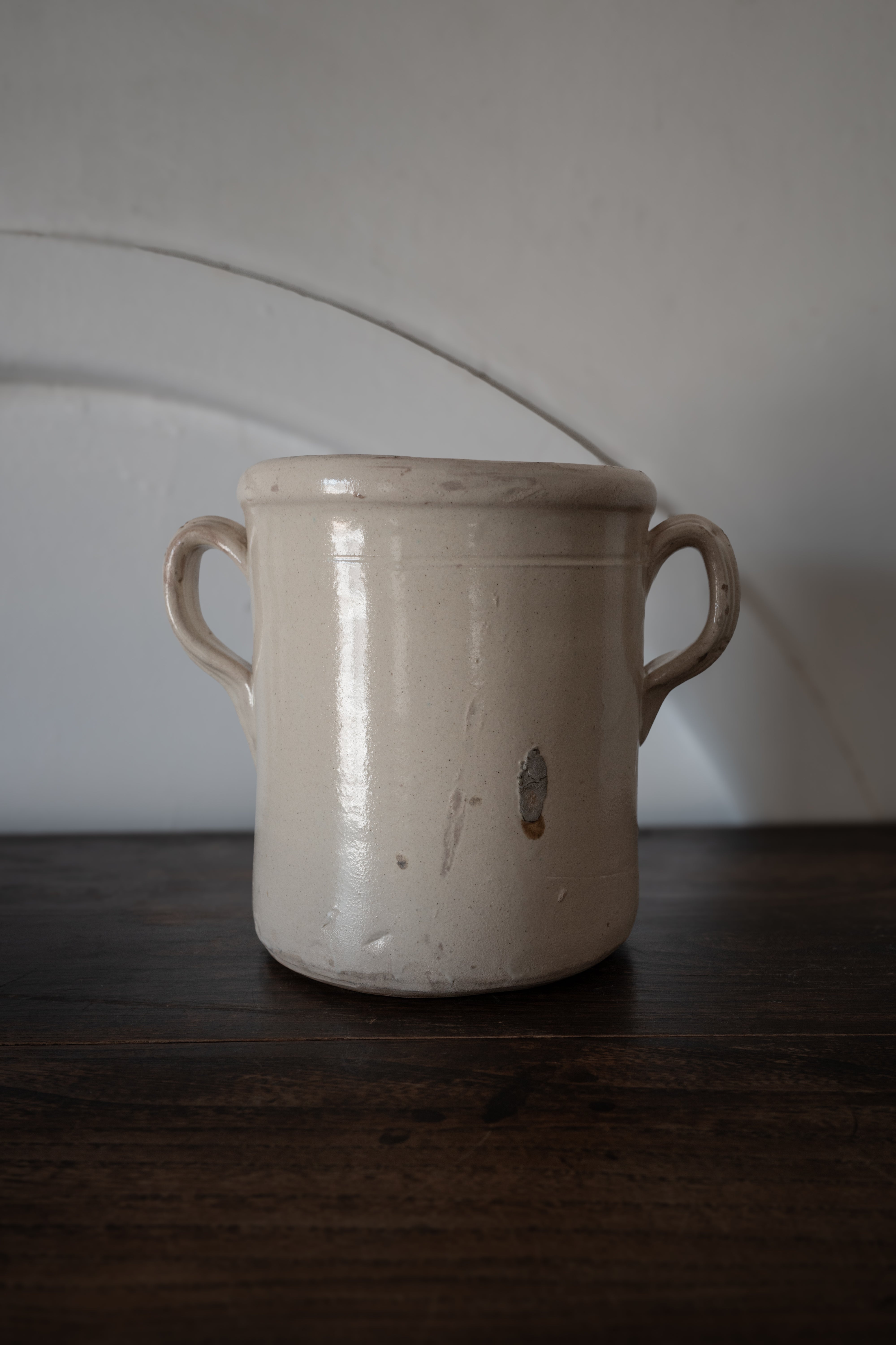 プーリア アンティーク 陶器 壺 1900年代 グロッターリエ AN-24167