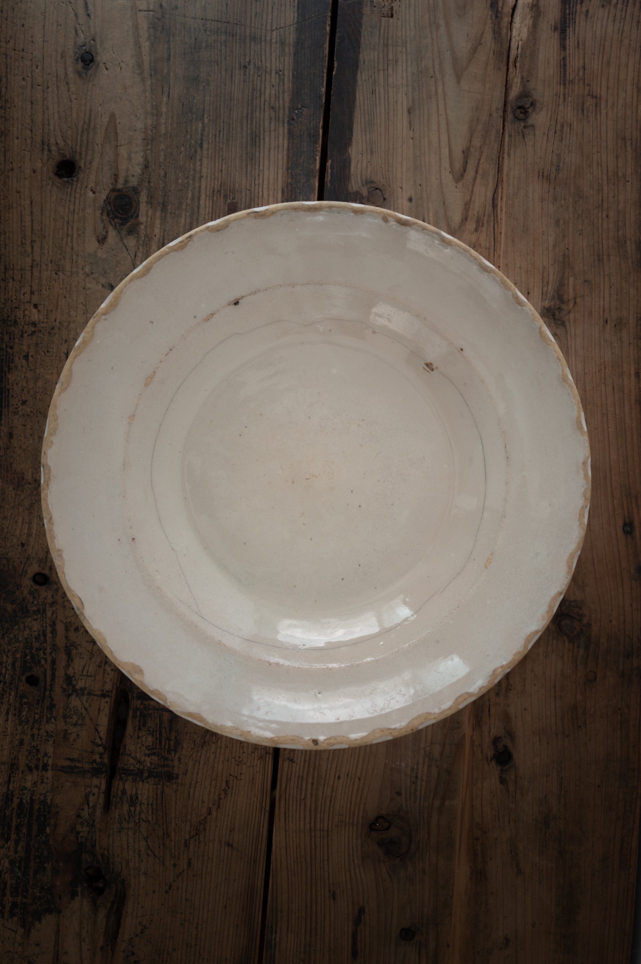 プーリア アンティーク 皿 19世紀 グロッターリエ AN-4176