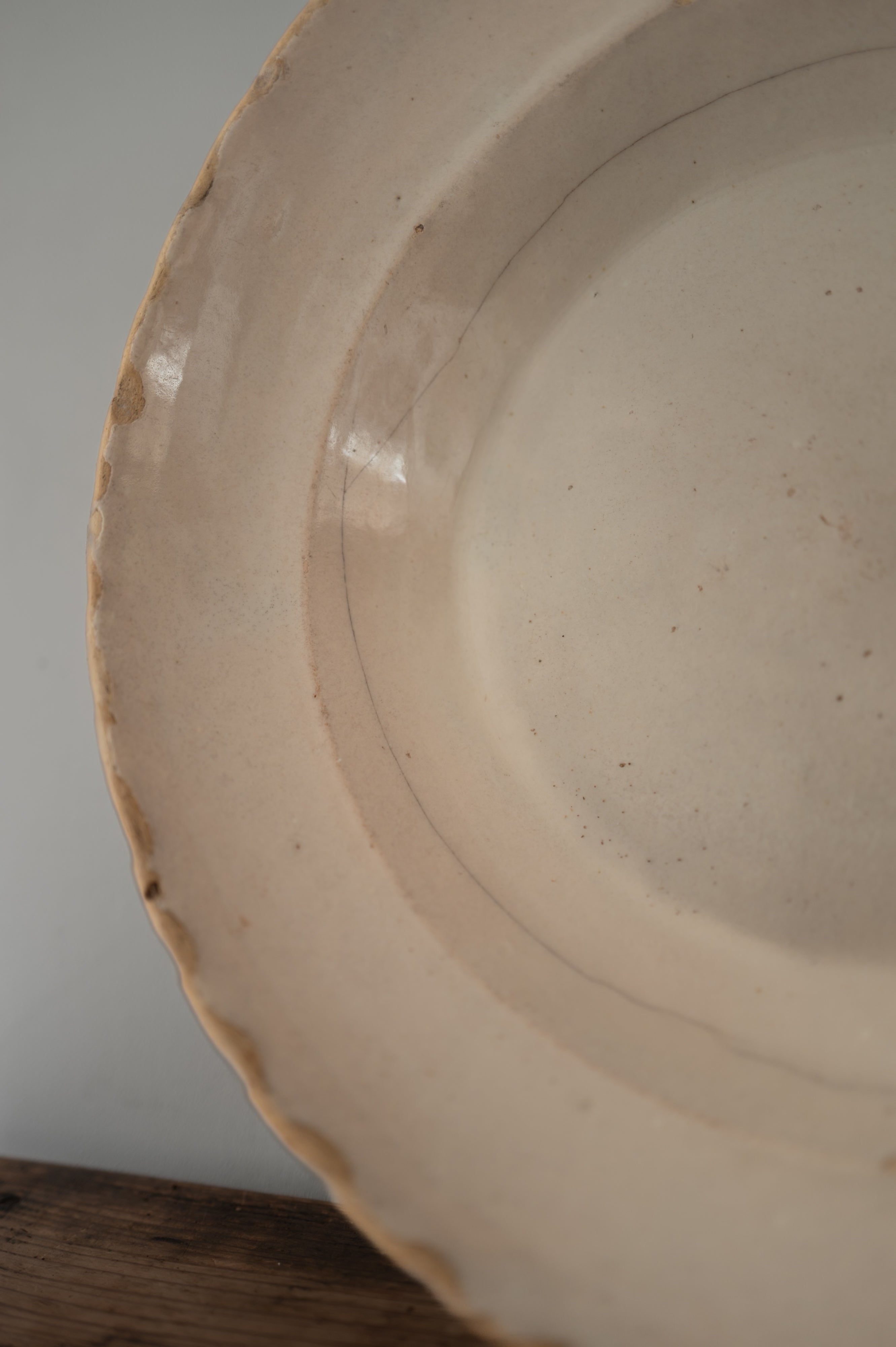 プーリア アンティーク 皿 19世紀 グロッターリエ AN-4176