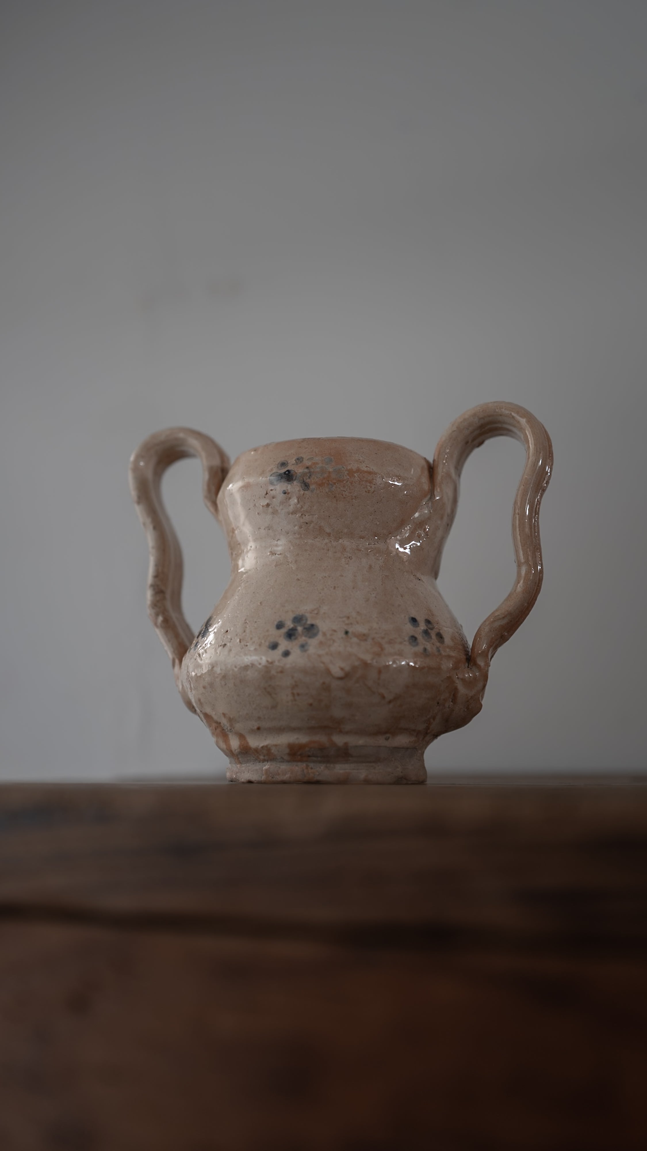 プーリア アンティーク 陶器 19世紀 グロッターリエ AN-24134