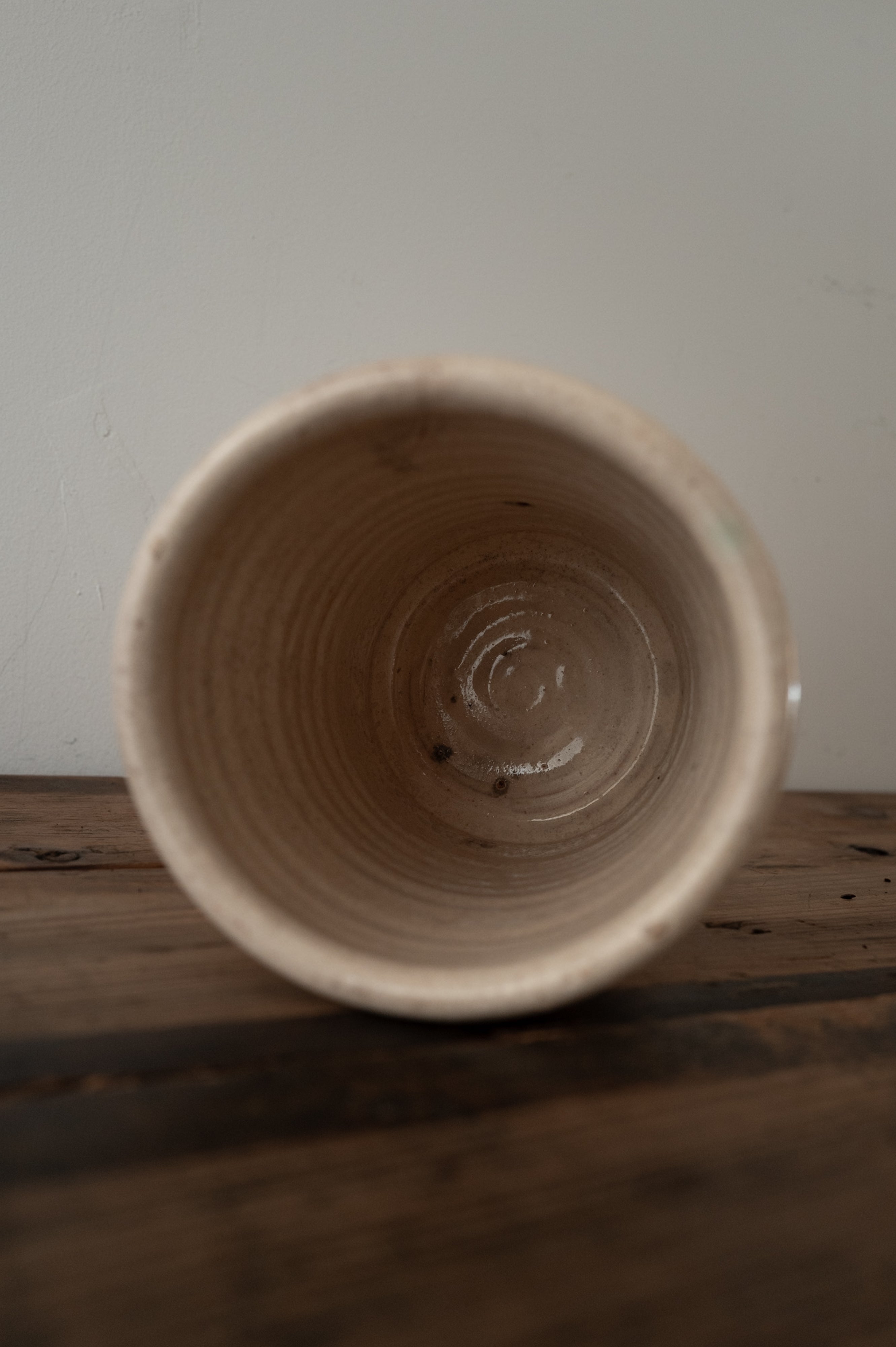 プーリア アンティーク 陶器 壺 19世紀 グロッターリエ AN-24165