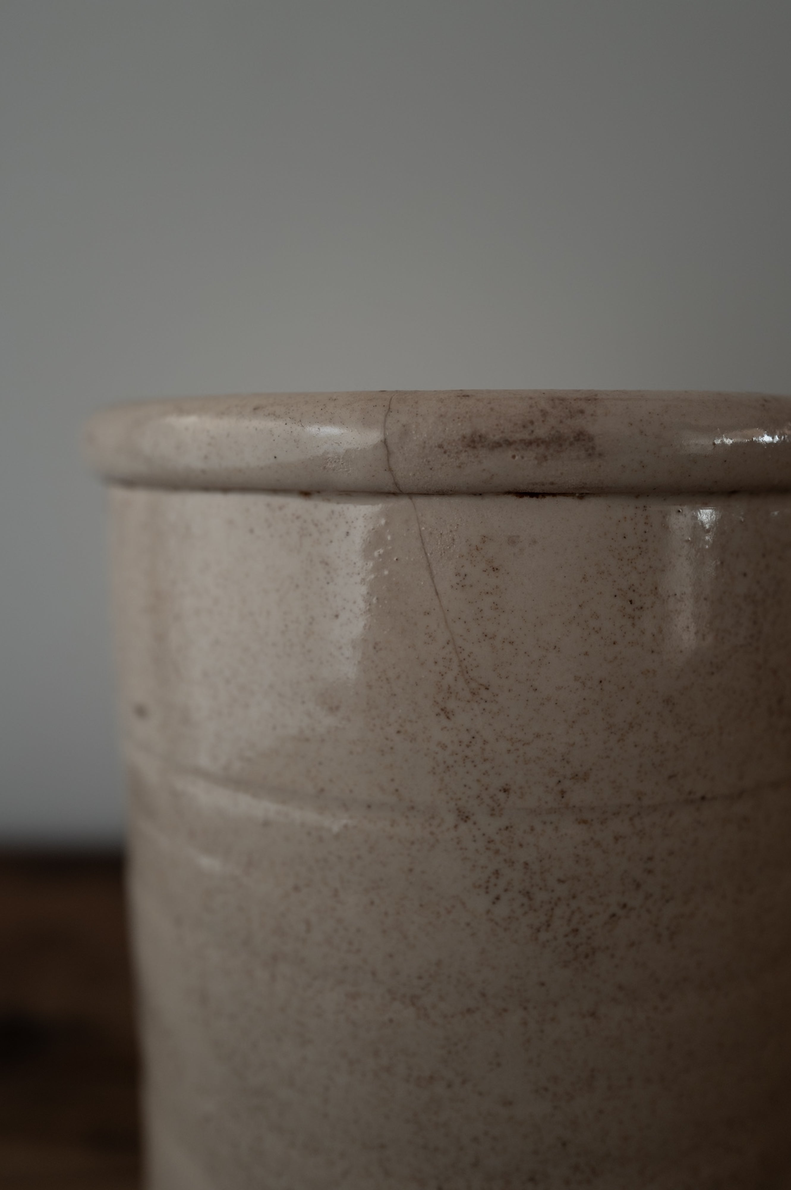 プーリア アンティーク 陶器 壺 19世紀 グロッターリエ AN-24165