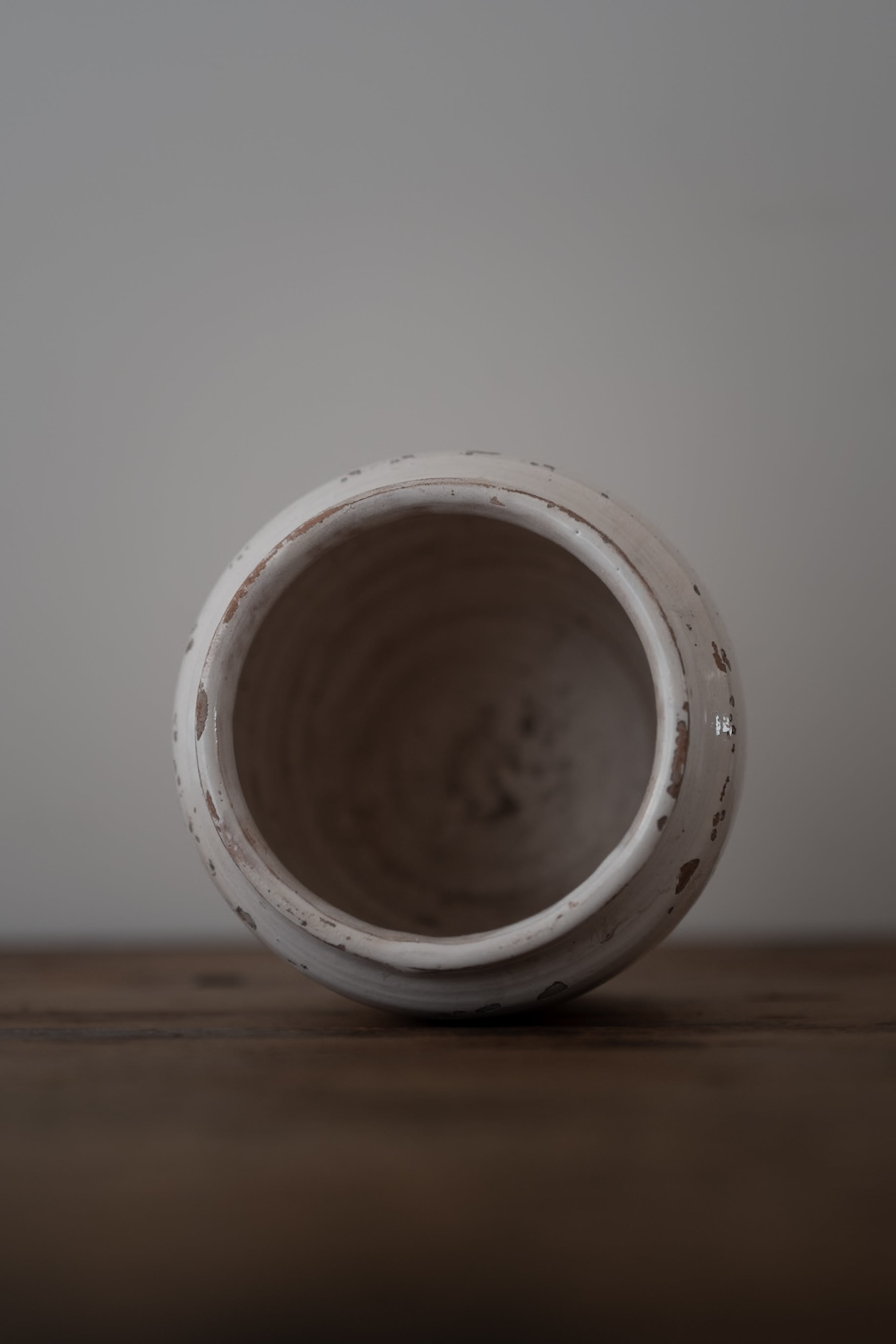 イタリア アンティーク 陶器 壺 1900年代 イタリア AN-24138