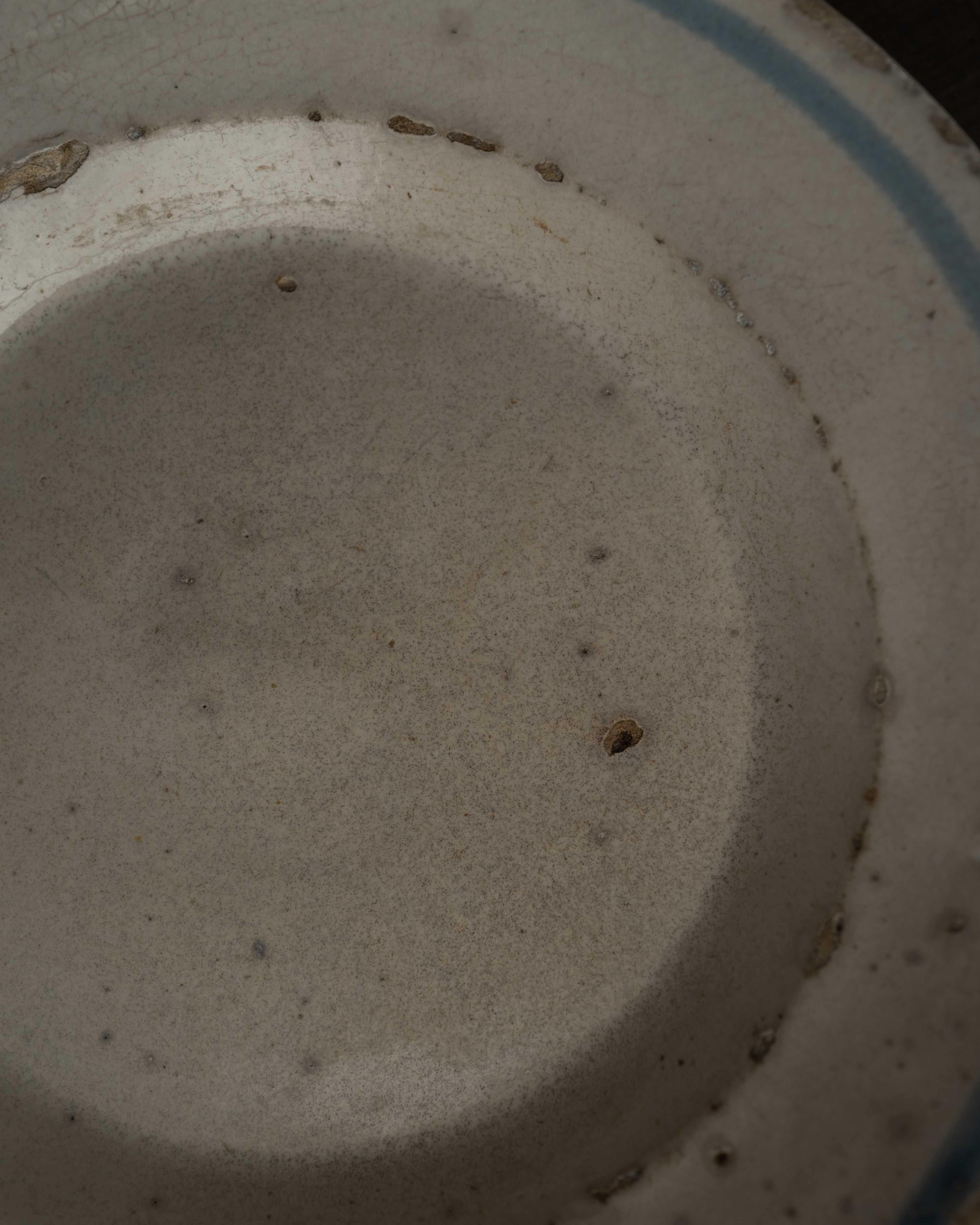  イタリア プーリア グロッターリエ 青輪皿 AN-25199, ,- ambiant