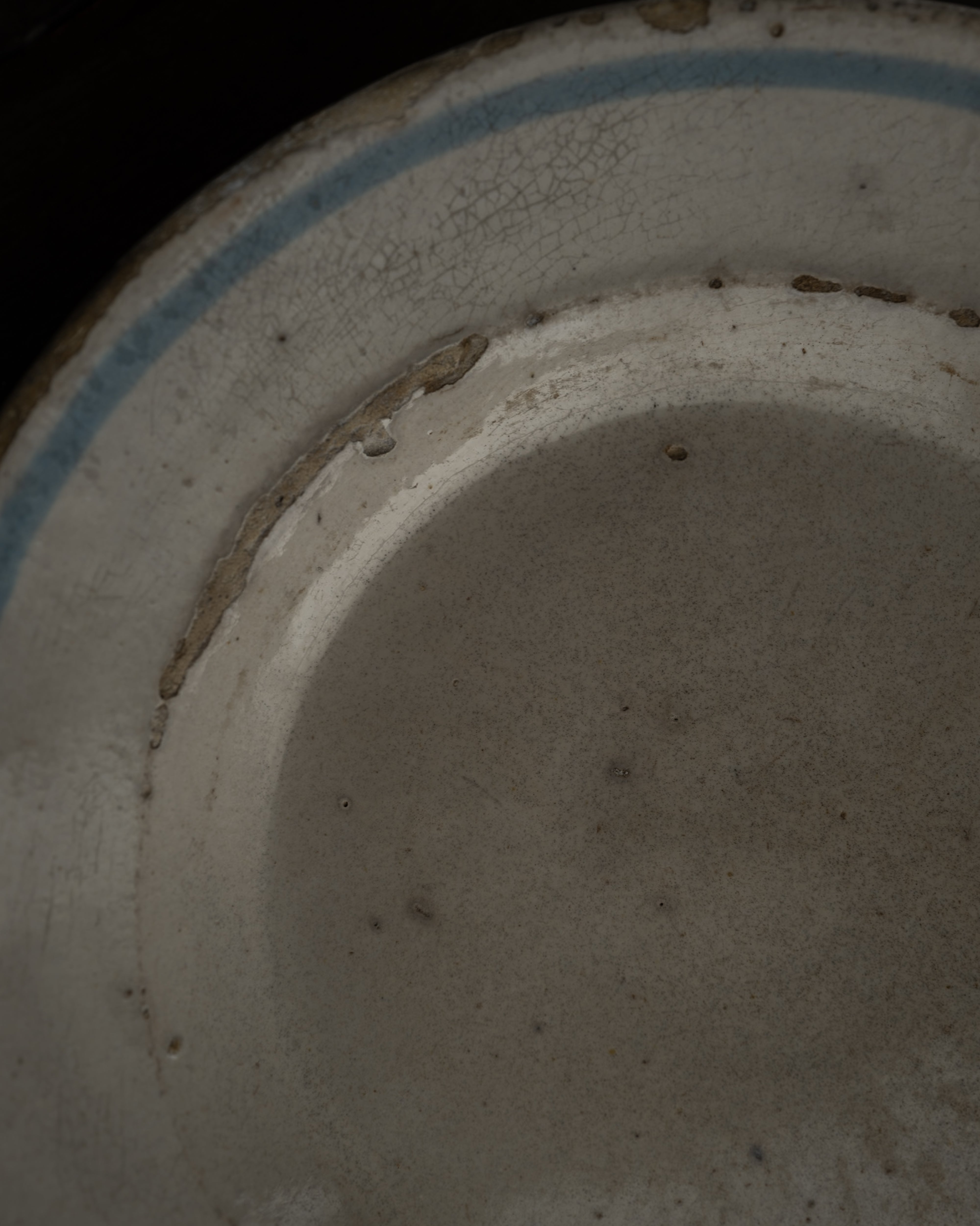  イタリア プーリア グロッターリエ 青輪皿 AN-25199, ,- ambiant