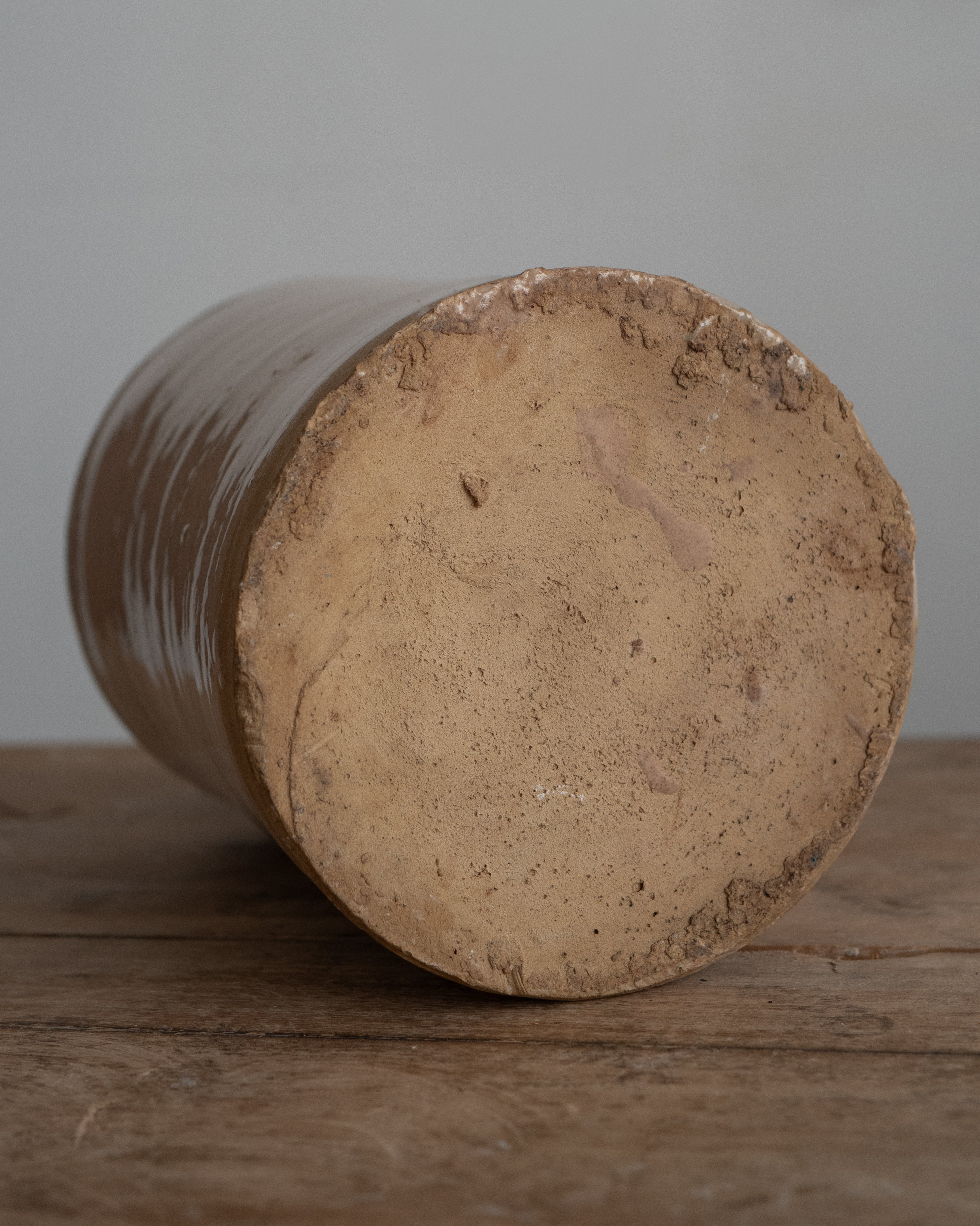 19th Century Italian Grottaglie Food Storage Jar, AN-5220, Puglia